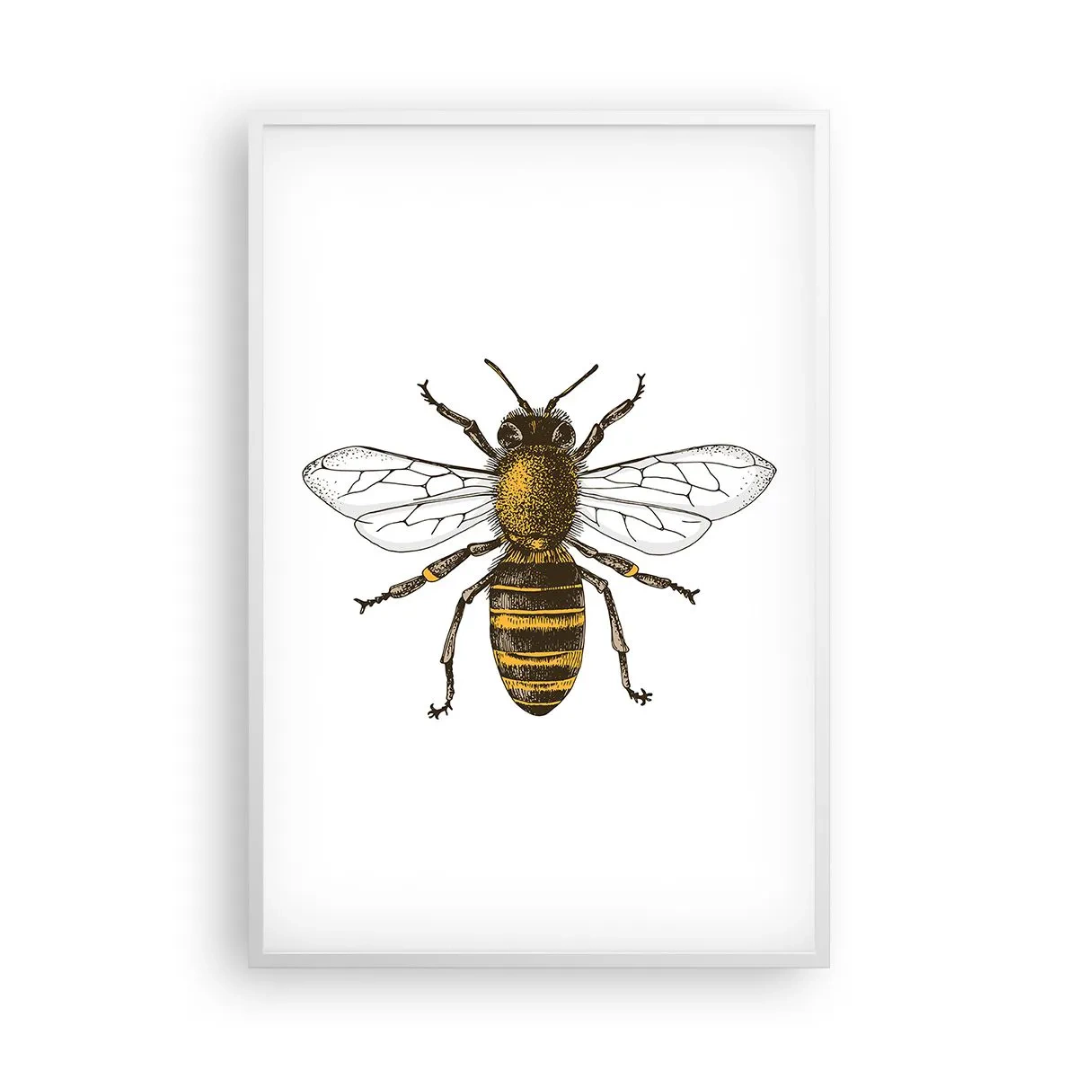 Plakat w białej ramie - Piękna i dobra - 61x91 cm