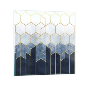 Obraz na szkle - Kompozycja w synkopowym rytmie - 30x30 cm