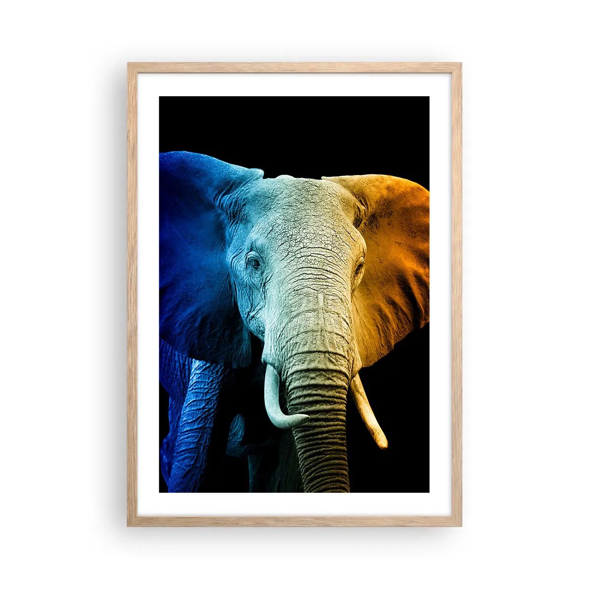 Plakat w ramie jasny dąb - Ekscentryk, nie dziwak - 50x70 cm