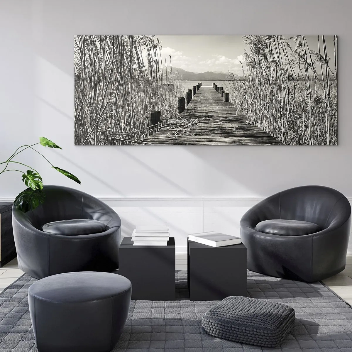 Obraz na szkle - W zaciszu traw - 100x40 cm