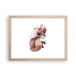 Plakat w ramie jasny dąb - Tylko pokochać - 40x30 cm