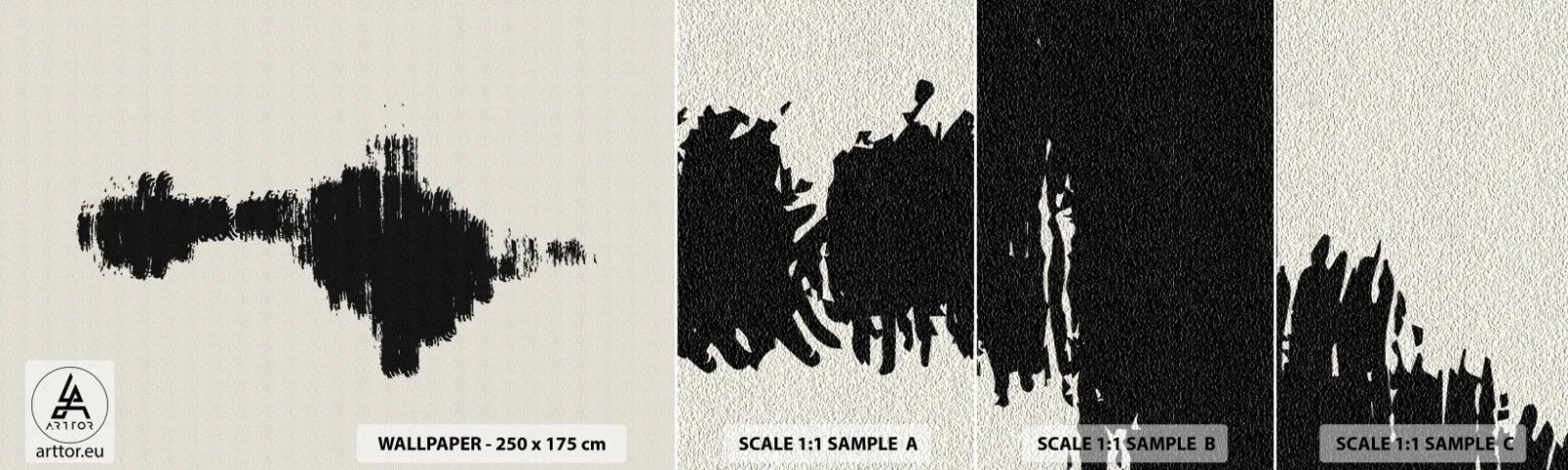 Fototapeta Próbka Samoprzylepna Deluxe Sticker - Drgania wyobraźni - Współczesny, Abstrakcja, Skandynawski - 100x30 cm