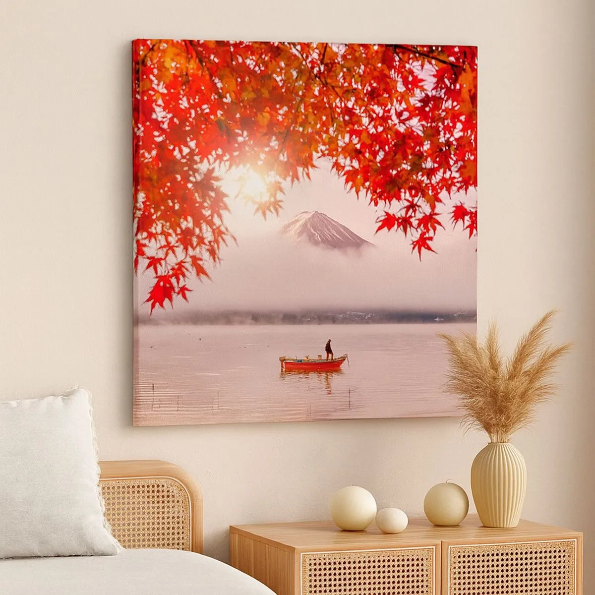 Obraz na płótnie - W japońskim klimacie - 30x30 cm