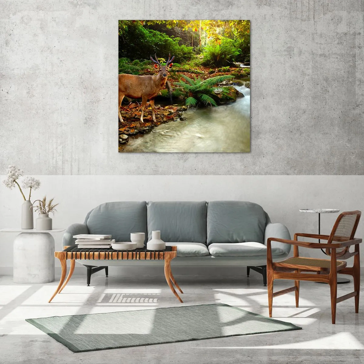 Obraz na szkle - Witam w moim świecie - 70x70 cm