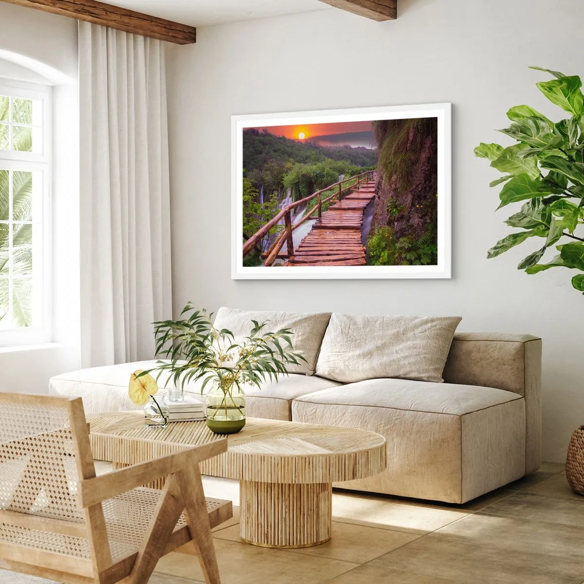 Plakat w białej ramie - Piękno nie do uwierzenia - 91x61 cm