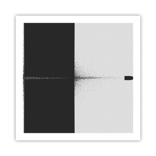 Plakat - Prosto do celu - 60x60 cm
