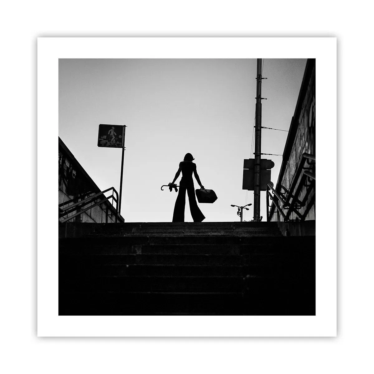 Plakat - Miejska wędrówka - 50x50 cm