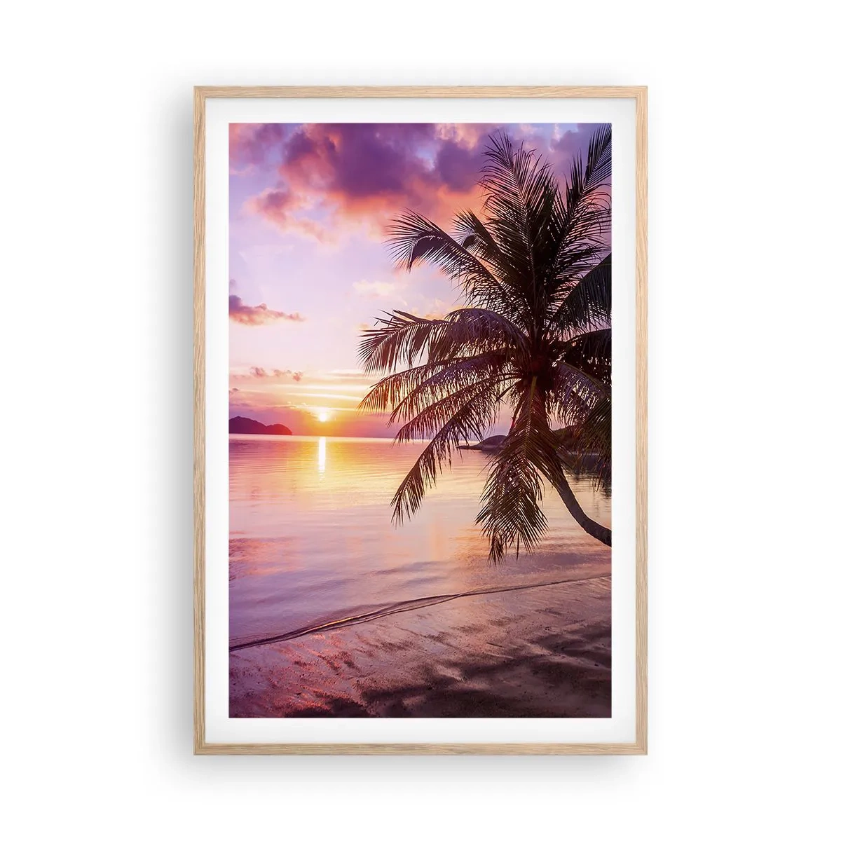 Plakat w ramie jasny dąb - Błogość aż po horyzont - 61x91 cm