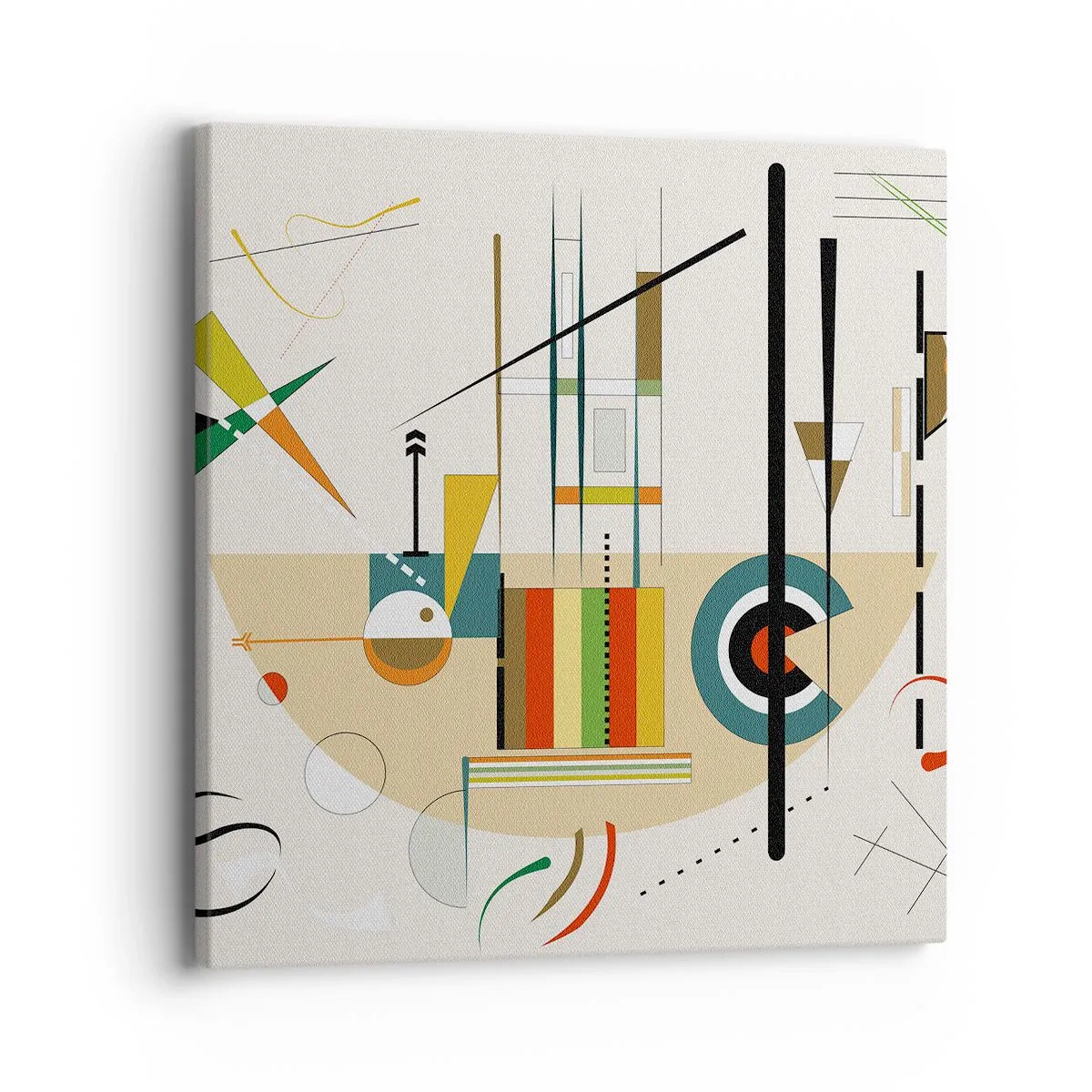 Obraz na płótnie - I świat się śmieje - 40x40 cm