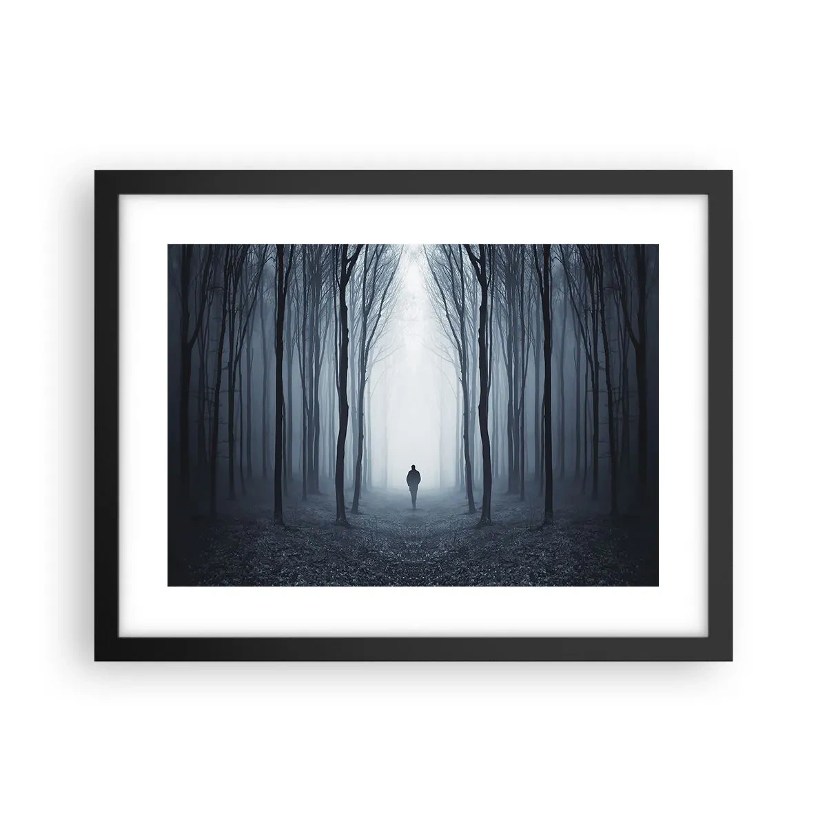 Plakat w czarnej ramie - I wszystko proste i jasne - 40x30 cm