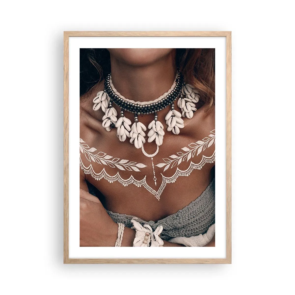 Plakat w ramie jasny dąb - Talizmany, rytuały kobiecości - 50x70 cm