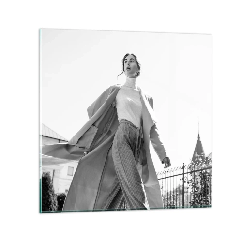 Obraz na szkle - Idziesz ze mną? - 30x30 cm