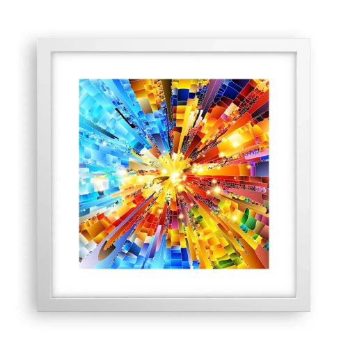 Plakat w białej ramie - In medias res - 30x30 cm