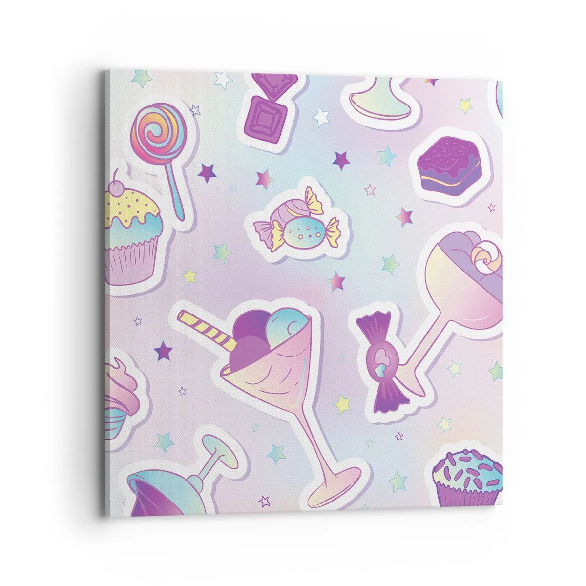 Obraz na płótnie - Żeby codziennie były urodziny - 70x70 cm