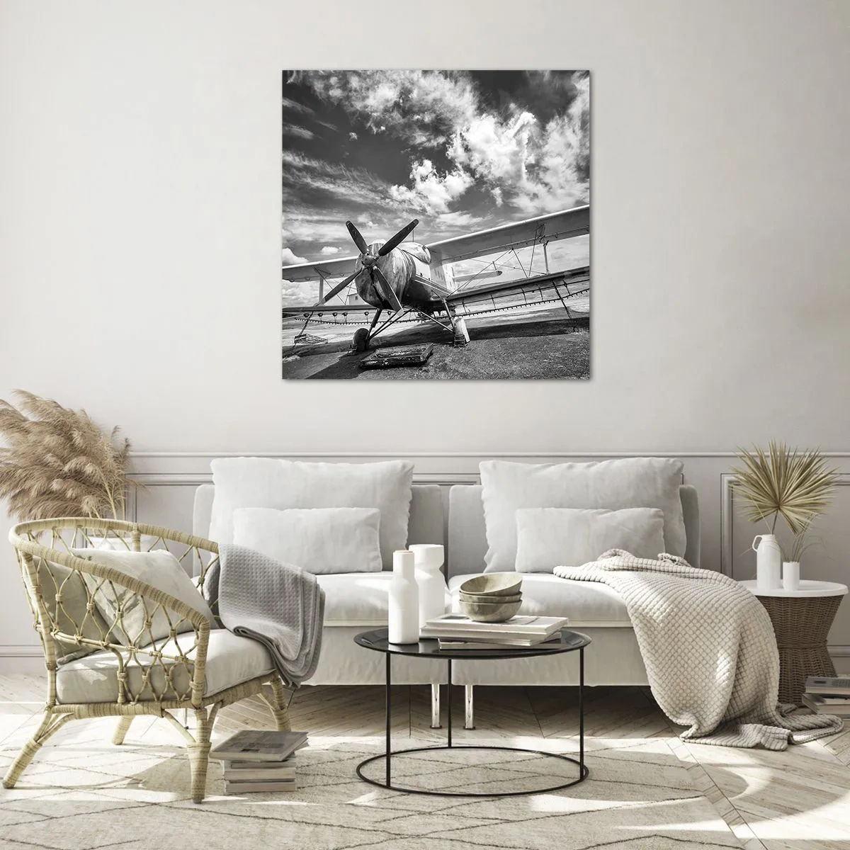 Obraz na szkle - Nie mogę się doczekać! - 70x70 cm