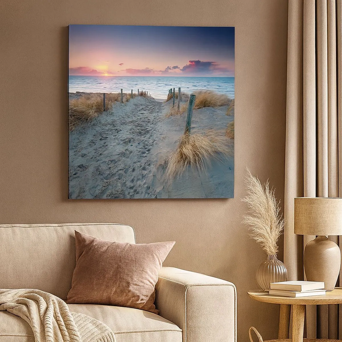 Obraz na płótnie - Rozlałeś tęczę blasków promienistą… - 30x30 cm