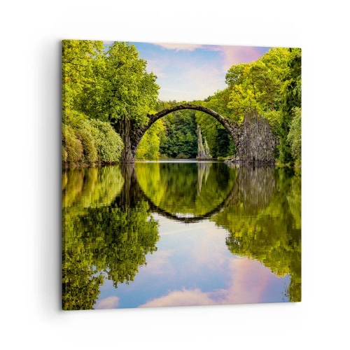 Obraz na płótnie - Na styku dwóch światów - 60x60 cm