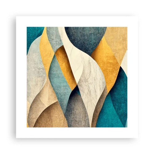 Plakat - Rytm i falowanie - 40x40 cm