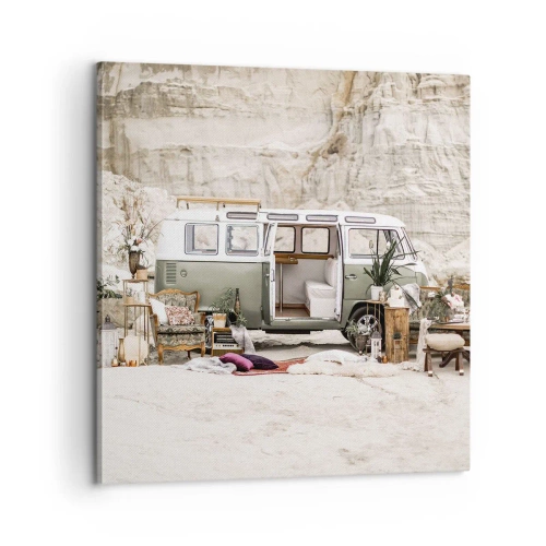 Obraz na płótnie - Podróż czas zacząć - 60x60 cm