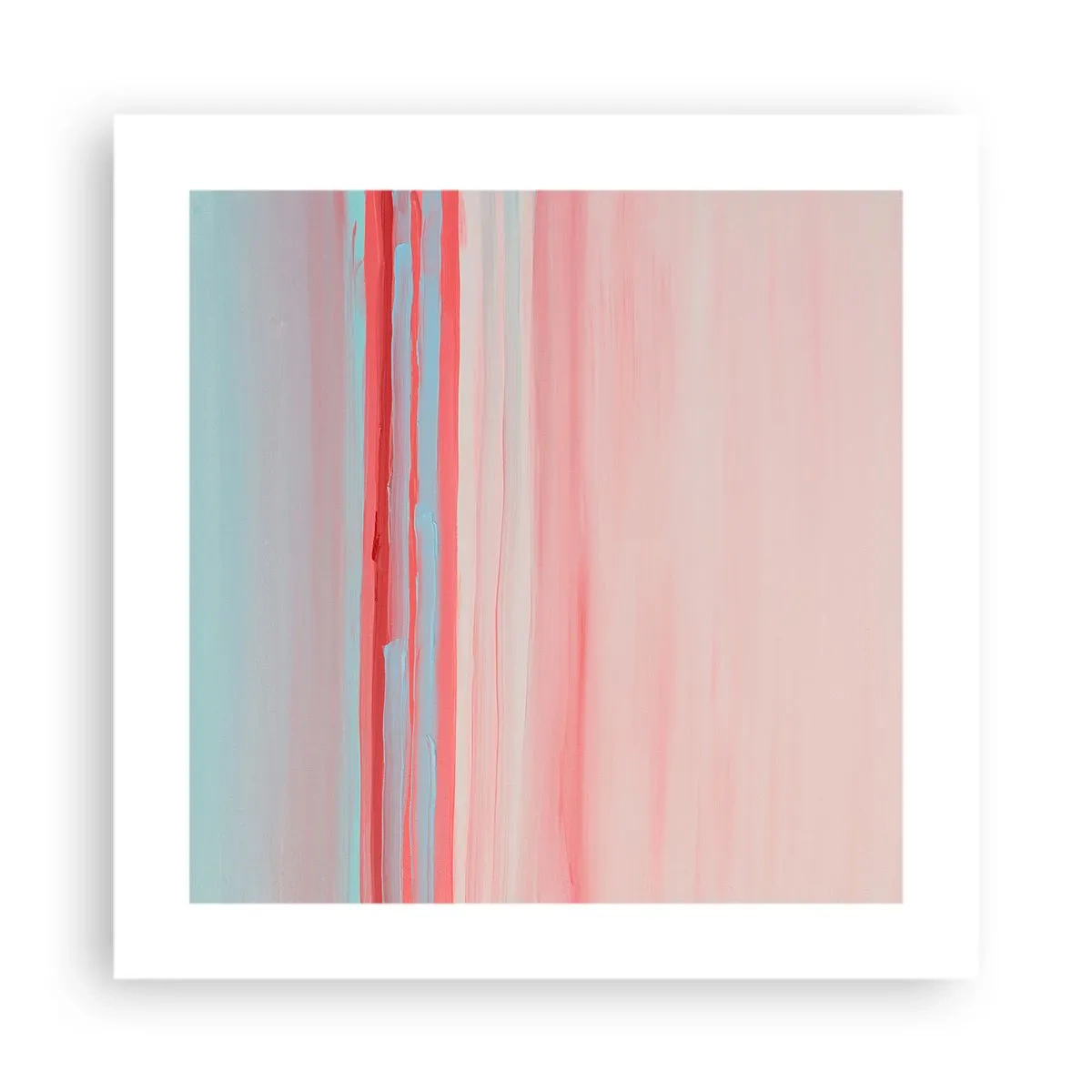 Plakat - Abstrakcja o świcie - 40x40 cm