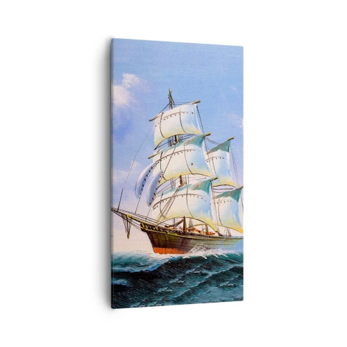 Obraz na płótnie - Dumnie z wiatrem - 55x100 cm