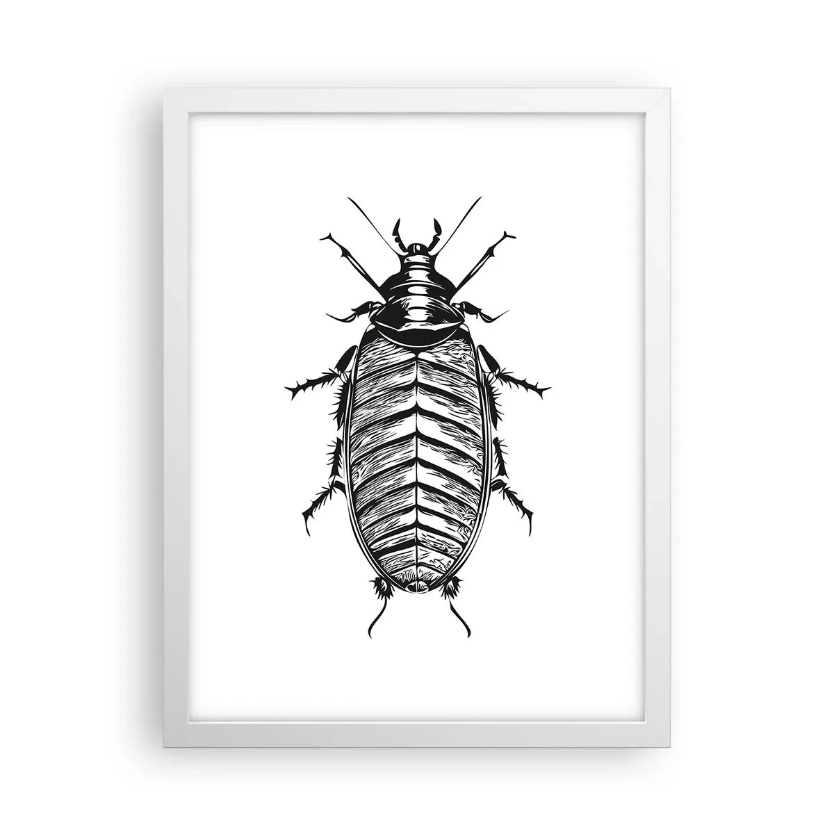 Plakat w białej ramie - Co za okaz! - 30x40 cm