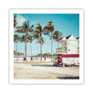 Plakat - Przed tobą piękny dzień - 60x60 cm