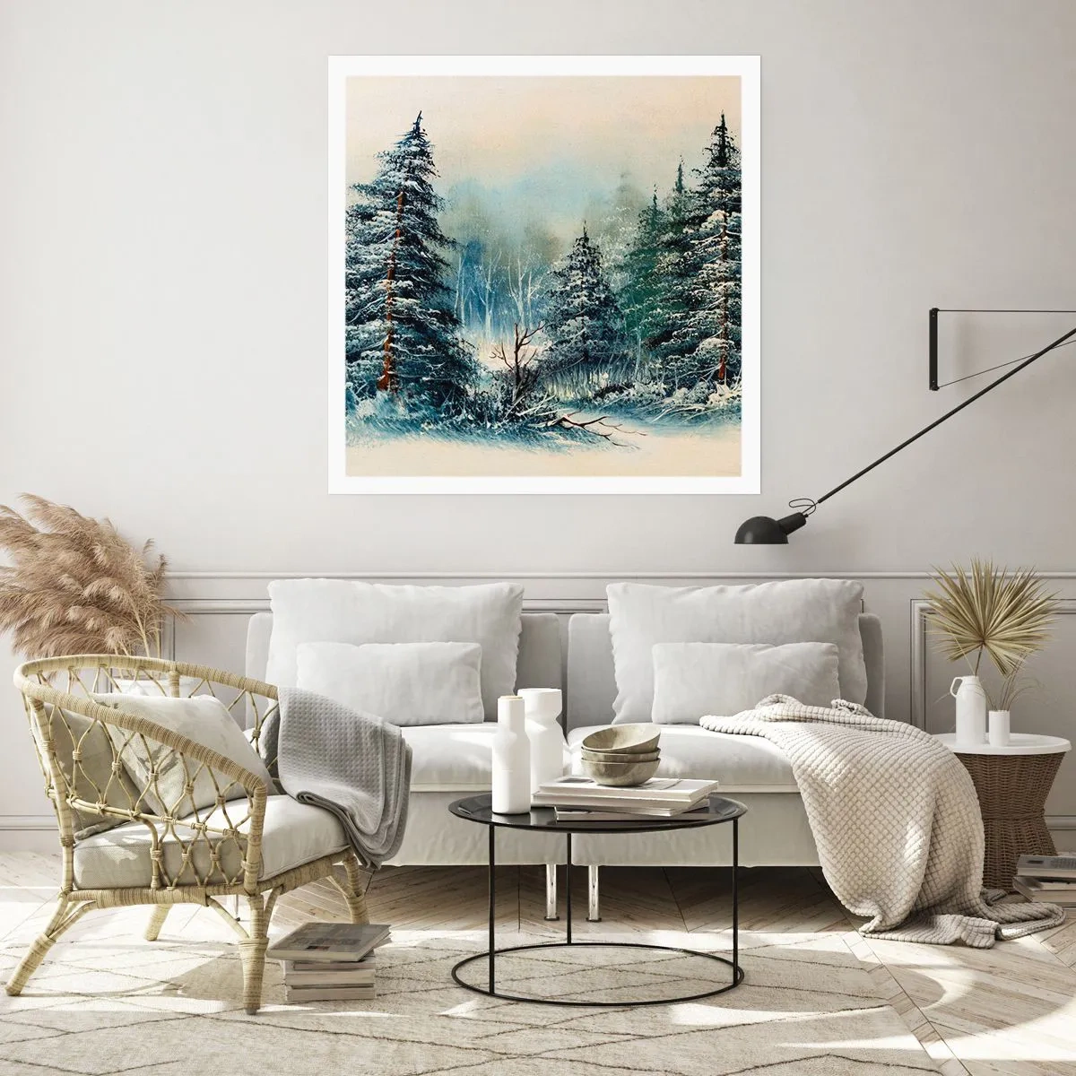 Plakat - Gotowe do Świąt - 40x40 cm