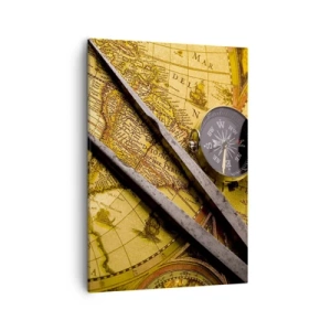 Obraz na płótnie - Gdze te skarby? - 50x70cm - Gdze te skarby? - Nowoczesna dekoracja ścienna do salonu, kuchni i sypialni ARTTOR