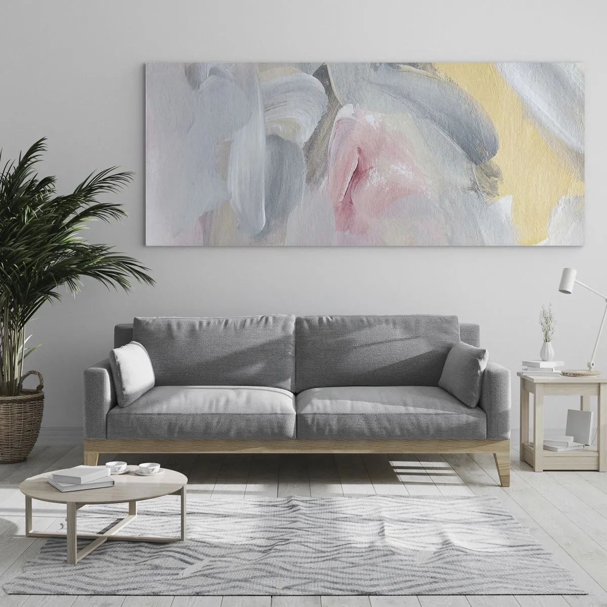 Obraz na szkle - W pastelowym świecie - 100x40 cm