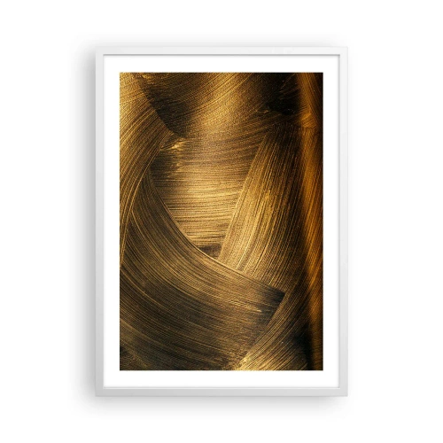 Plakat w białej ramie - W złotym labiryncie - 50x70 cm