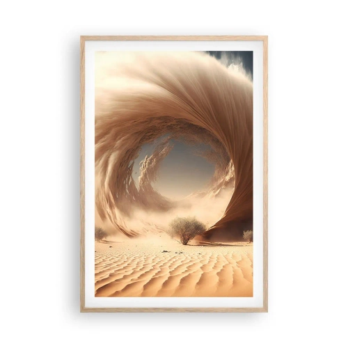 Plakat w ramie jasny dąb - Otwarty portal - 61x91 cm
