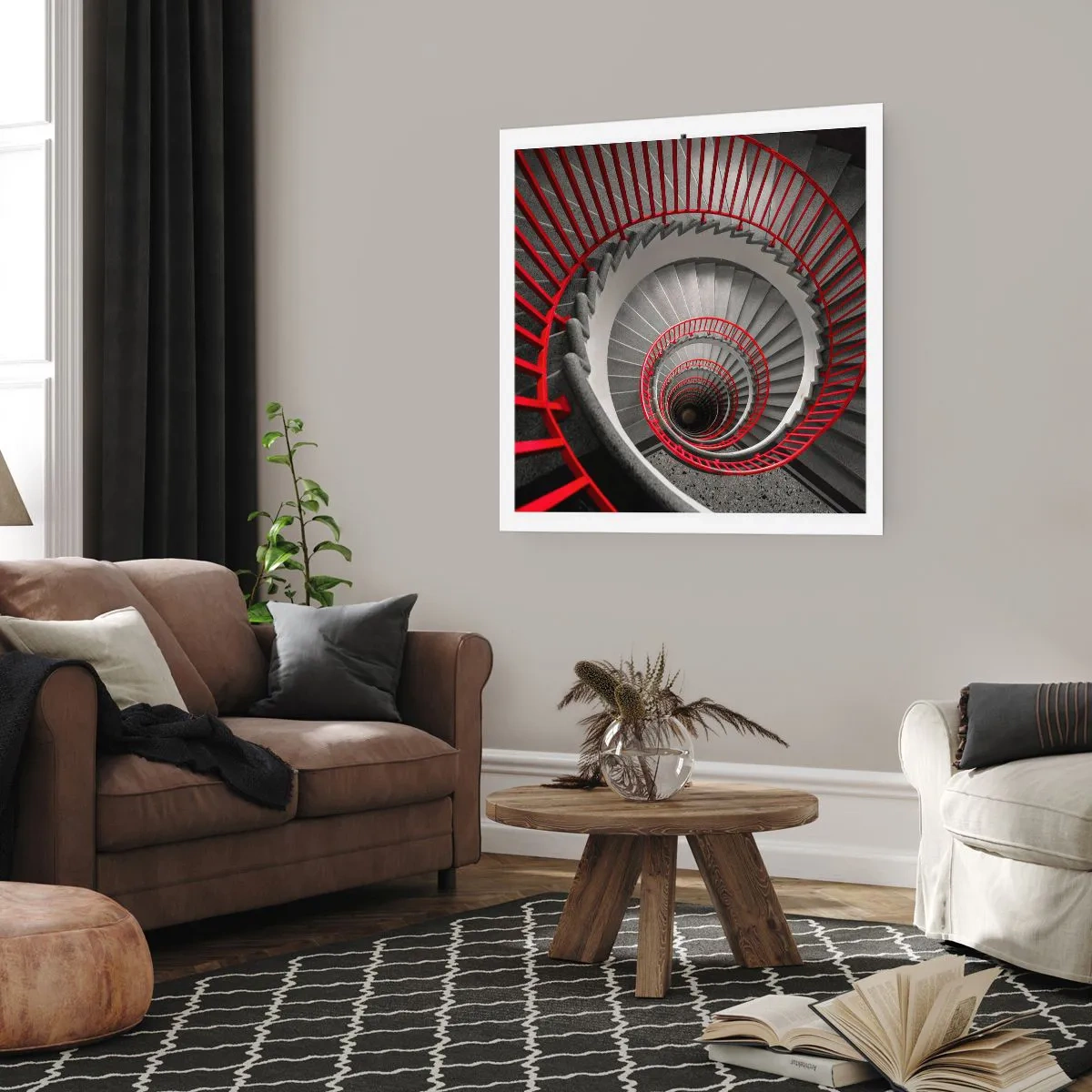 Plakat - Zabawy architektury - 40x40 cm
