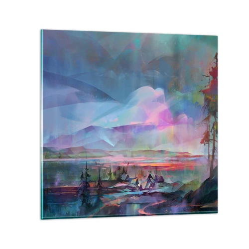 Obraz na szkle - Pod życzliwym niebem - 40x40 cm