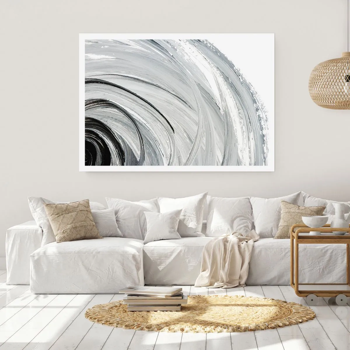 Plakat - Kompozycja orbitalna - 91x61 cm