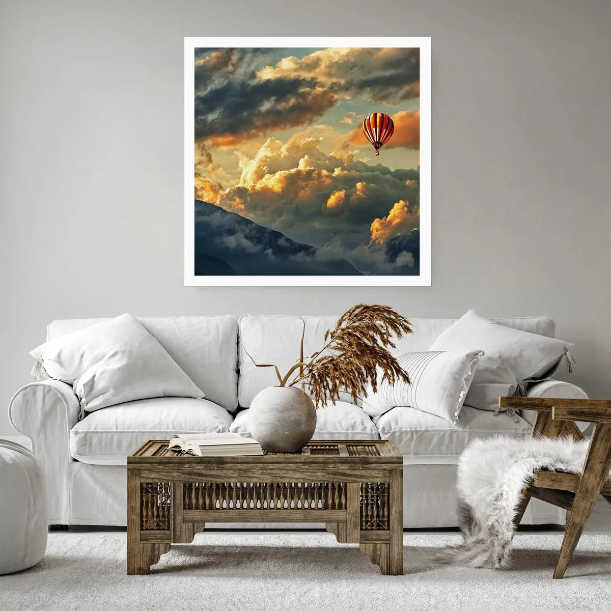 Plakat - Lecę, bo chcę - 60x60 cm