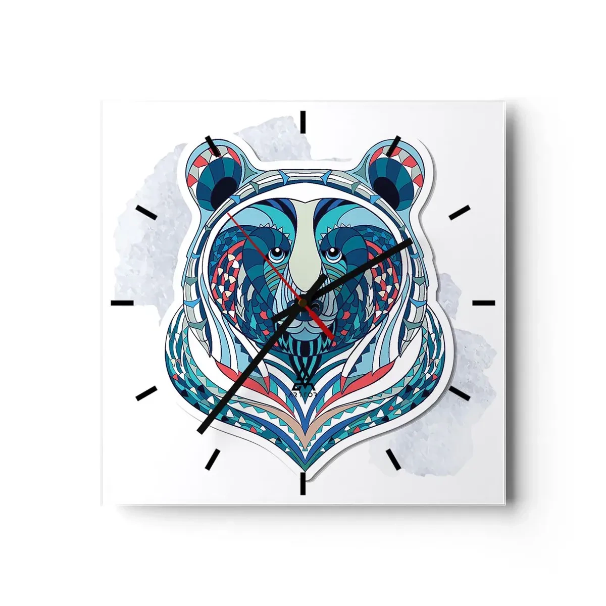 Zegar ścienny - Eviva Grenlandia! - 40x40 cm