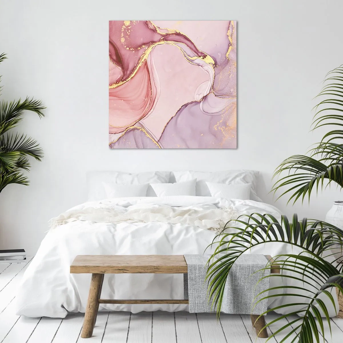 Obraz na płótnie - Pieszczota barw - 30x30 cm