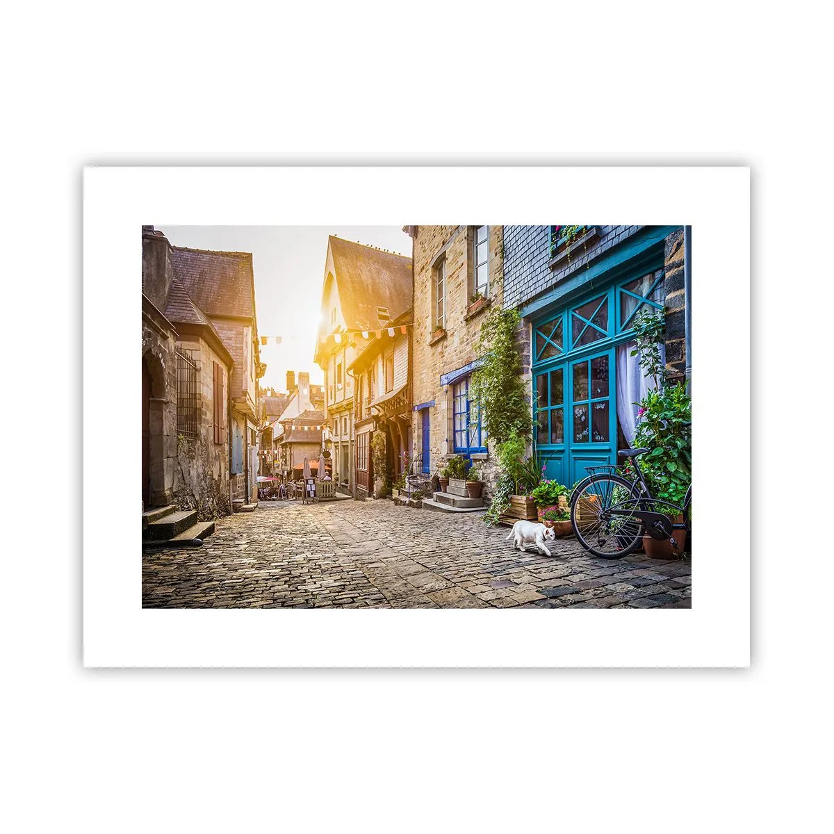 Plakat - Biały duch miasteczka - 40x30 cm