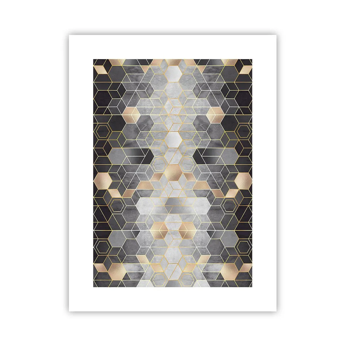 Plakat - Diamentowa kompozycja - 30x40 cm