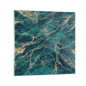 Obraz na szkle - Żyła złota - 60x60 cm