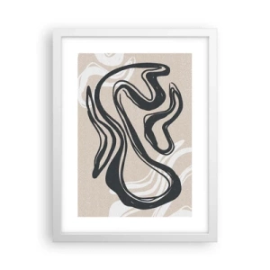 Plakat w białej ramie - Ekspresja zwielokrotniona - 30x40 cm