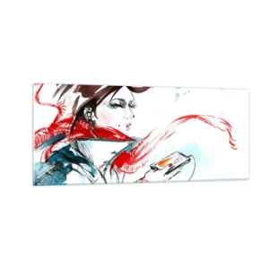Obraz na szkle - Coś we mnie gra - 100x40 cm