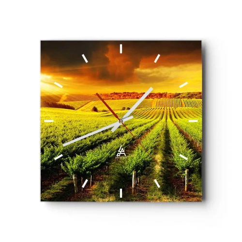 Zegar ścienny - Pod australijskim słońcem - 40x40 cm