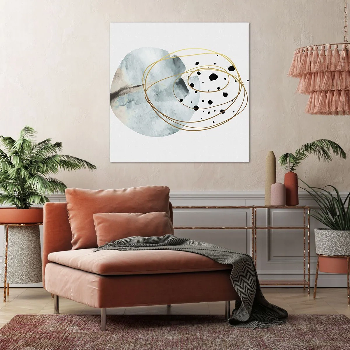 Obraz na płótnie - W objęciach przestrzeni - 50x50 cm