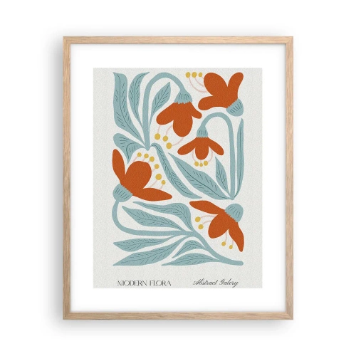 Plakat w ramie jasny dąb - Ku ziemi, ku słońcu - 40x50 cm