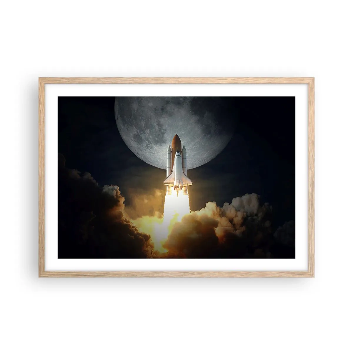 Plakat w ramie jasny dąb - Początek nieziemskiej przygody - 70x50 cm