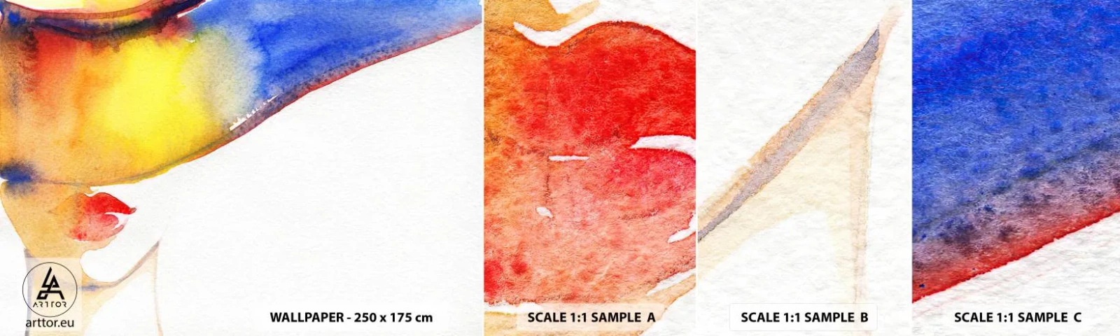 Fototapeta Próbka Samoprzylepna Deluxe Sticker - Portret damy - Abstrakcja, Kobieta, Kapelusz - 100x30 cm