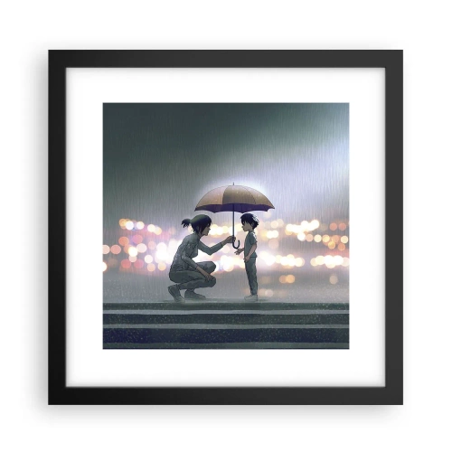 Plakat w czarnej ramie - I już jest wszystko dobrze - 30x30 cm