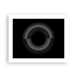 Plakat - Czarne Słońce - 50x40 cm